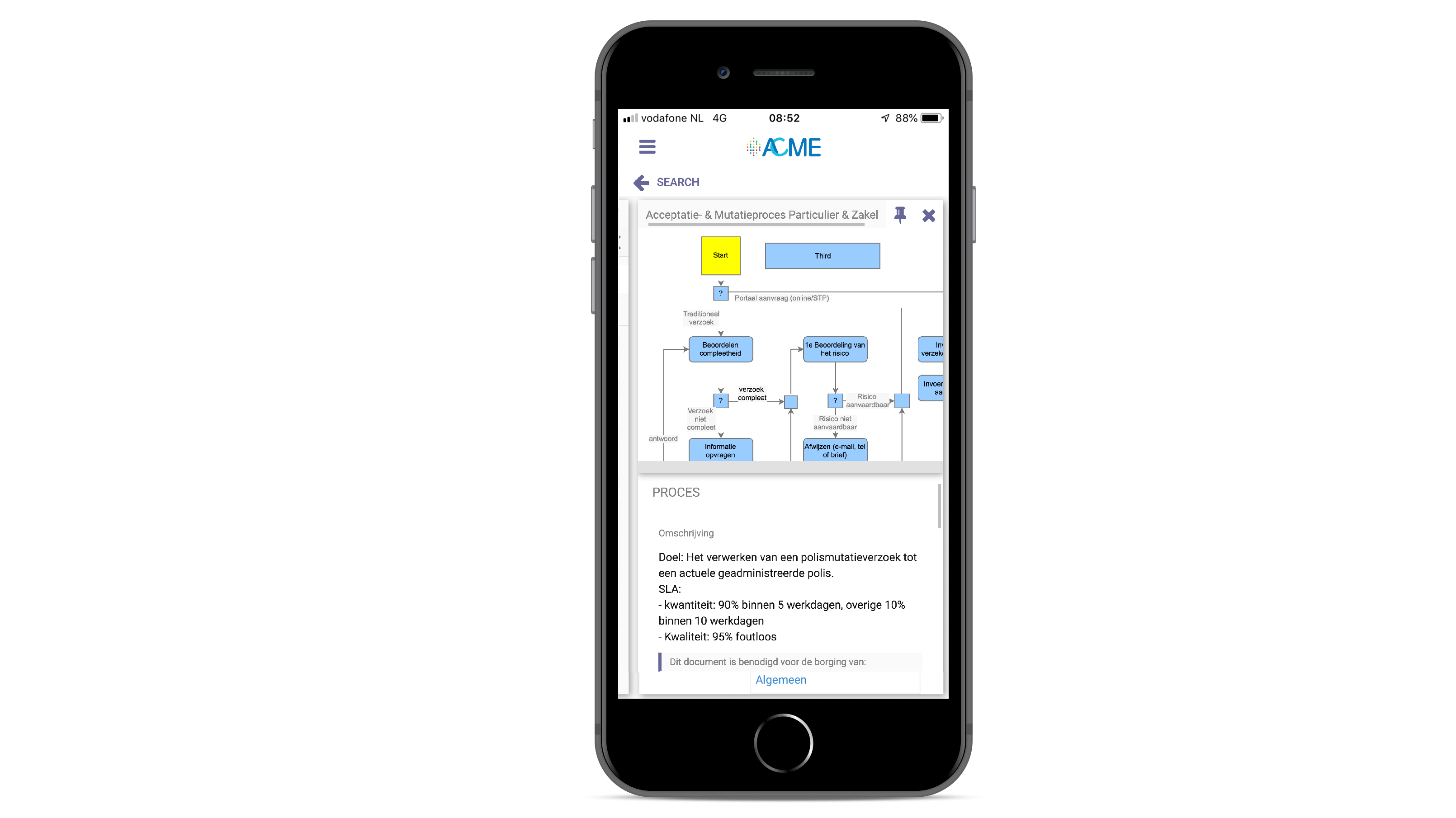 EXB Bedrijfsproces mobiel