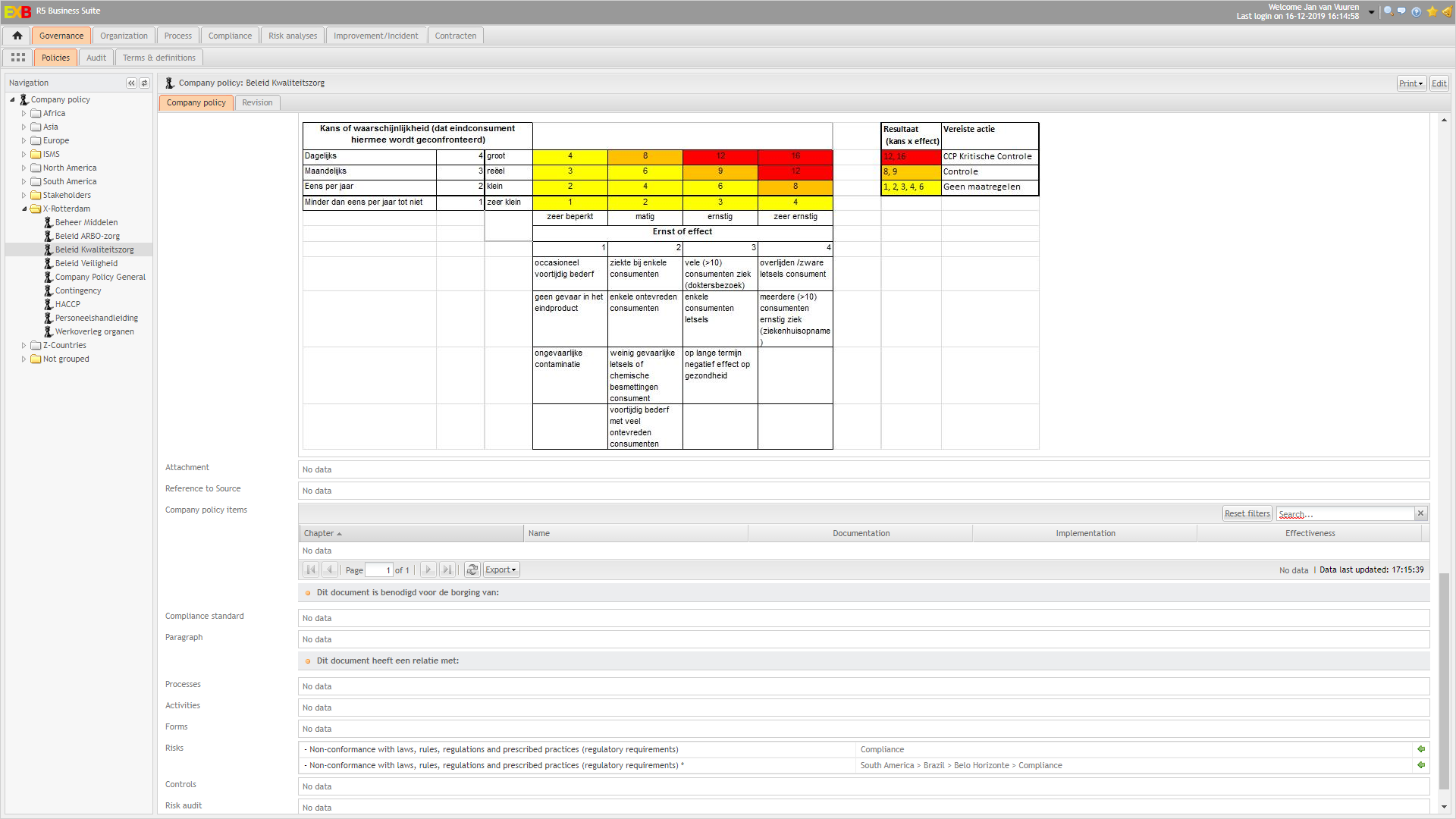 EXB Governance