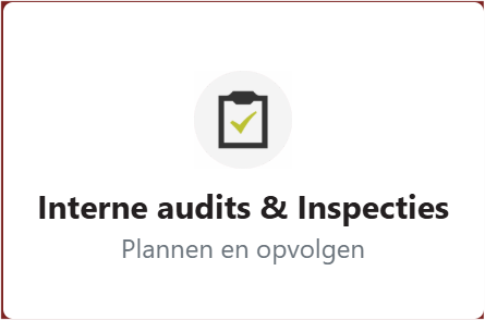menu audits inspecties
