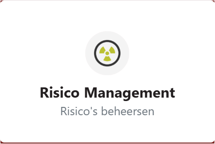 menu risico management