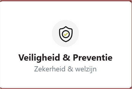 menu veiligheid preventie